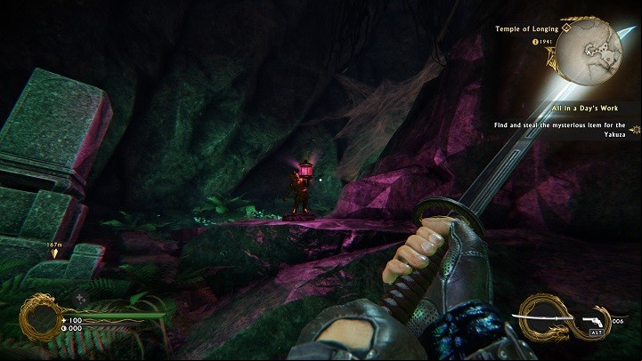 Collectibles look like figurines with glowing lanterns - All in a Days Hard Work | Main missions - Main missions - Shadow Warrior 2 Game Guide