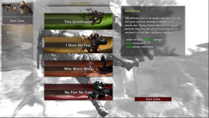 Before you start the game, you can specify several additional game parameters - General hints - The basics - Shadow Warrior 2 Game Guide