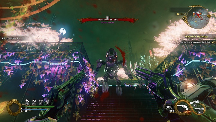 You must constantly be mindful of his missile launchers - Industrial Espionage | Main missions - Main missions - Shadow Warrior 2 Game Guide