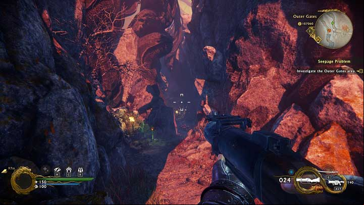 These cliffs are quite tall - Seepage Problem | Main missions - Main missions - Shadow Warrior 2 Game Guide