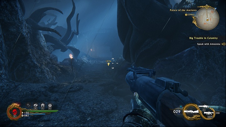 There is a mysterious location ahead - Big Trouble in Calamity | Main missions - Main missions - Shadow Warrior 2 Game Guide