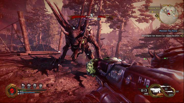 This time the location boss is a Hellhound - Monster Tea Party | Side missions - Side missions - Shadow Warrior 2 Game Guide