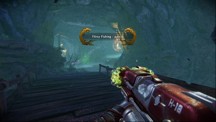 We begin in the grim caves - Flirty Fishing - part 1 | Side missions - Side missions - Shadow Warrior 2 Game Guide