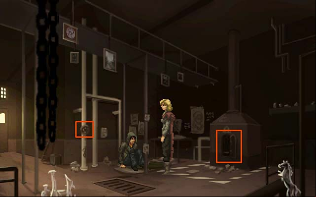 Now put the plank into the bucket (in the inventory) and pour the salt into it - Solve Gordon and Gus problems - Act one - Shardlight - Game Guide and Walkthrough