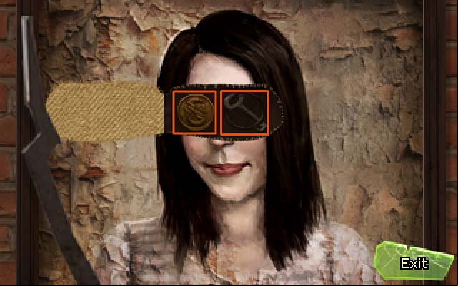 Look at it closely and use the shrapnel on the portrait to cut it (click eyes) - Find the Reaper - Act two - Shardlight - Game Guide and Walkthrough