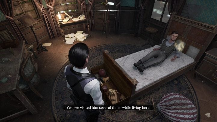 You can also investigate the toys - Sherlock Holmes Chapter One: Mothers love, Sherlocks room - walkthrough - Motherly love - Sherlock Holmes Chapter One Guide