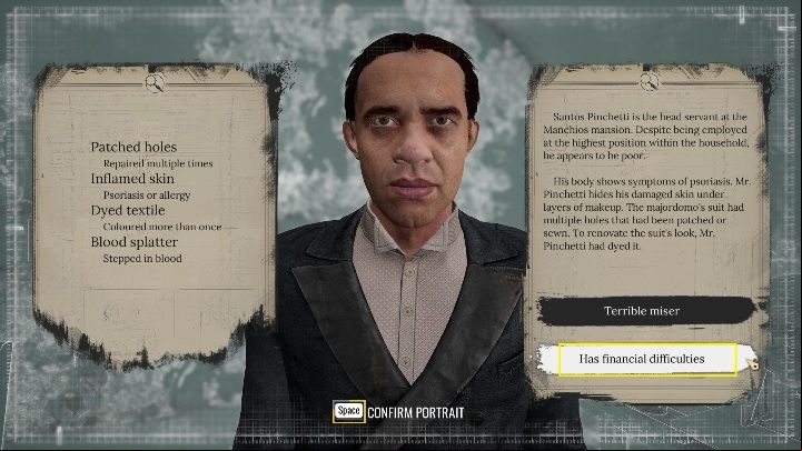 After a short conversation, take a closer look at the man - Sherlock Holmes Chapter One: Sacrificial Lamb, Police Station - walkthrough - Sacrificial lamb - Sherlock Holmes Chapter One Guide