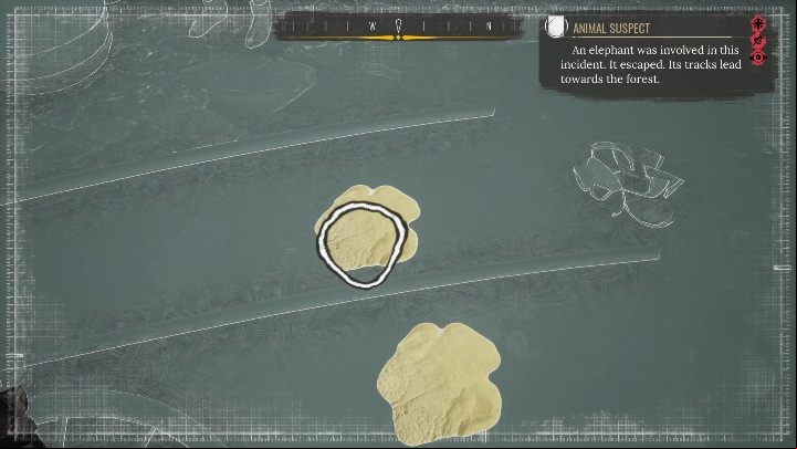 Check the tracks around the car - Sherlock Holmes Chapter One: Gilded Cage, elephant escape - walkthrough - A gold-plated cage - Sherlock Holmes Chapter One Guide