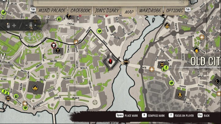 Region: North-eastern part of Grand Saray - Sherlock Holmes Chapter One: Treasure Island, Stage 1 - walkthrough, solution - Cordon Tales - Sherlock Holmes Chapter One Guide