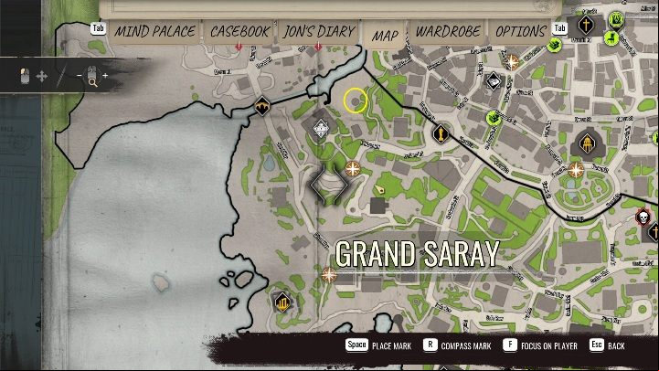 Region North-west of Grand Saray - Sherlock Holmes Chapter One: Treasure Island, Stage 1 - walkthrough, solution - Cordon Tales - Sherlock Holmes Chapter One Guide