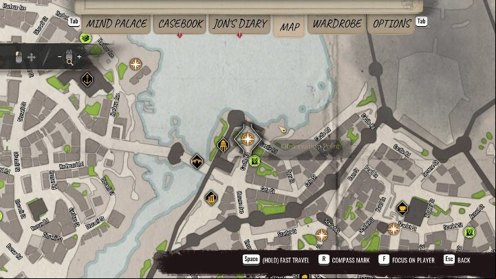 Region: North-western part of Old City - Sherlock Holmes Chapter One: Treasure Island, Stage 1 - walkthrough, solution - Cordon Tales - Sherlock Holmes Chapter One Guide