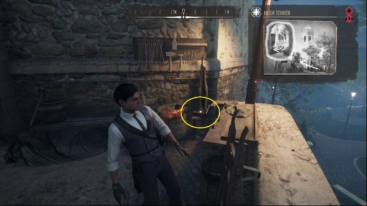 Exact location: This one is easy - Sherlock Holmes Chapter One: Treasure Island, Stage 1 - walkthrough, solution - Cordon Tales - Sherlock Holmes Chapter One Guide