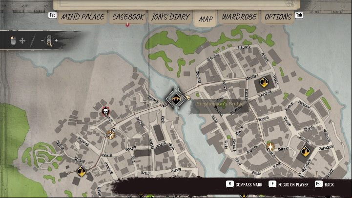 Region Silverton / Miner's End - Sherlock Holmes Chapter One: Treasure Island, Stage 3 - walkthrough, solution - Cordon Tales - Sherlock Holmes Chapter One Guide