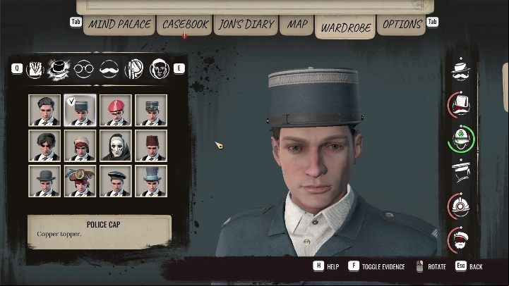 An important part of this case is to wear the police uniform constantly - Sherlock Holmes Chapter One: Iron Coffin - walkthrough, Other Cases - Other matters - Sherlock Holmes Chapter One Guide