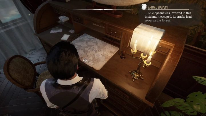 Then head to the desk on the right side of the room - Sherlock Holmes Chapter One: Gilded Cage, Gilden Residence - walkthrough - A gold-plated cage - Sherlock Holmes Chapter One Guide