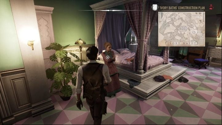 It's time to get back to the late man's daughter for a little longer - Sherlock Holmes Chapter One: Gilded Cage, Gilden Residence - walkthrough - A gold-plated cage - Sherlock Holmes Chapter One Guide