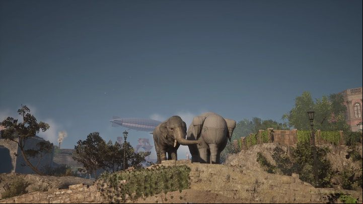 The happy elephant will come to the new companion, and Sherlock and the services will lead it to the run - Sherlock Holmes Chapter One: The Gilded Cage, finding Goliath - walkthrough - A Gilded Cage - Sherlock Holmes Chapter One Guide