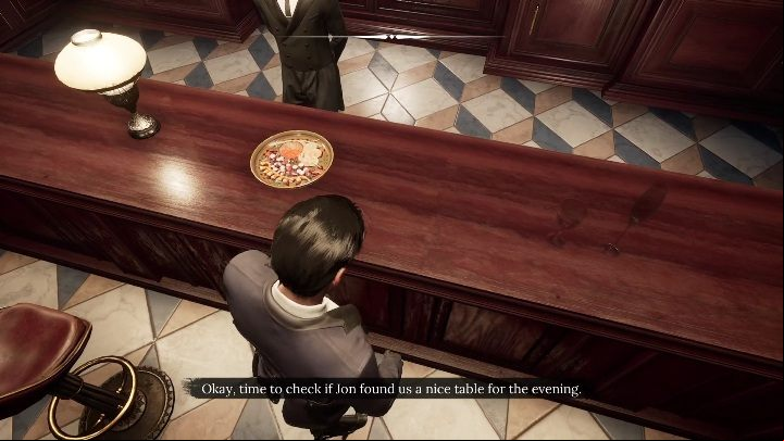 Jon wants to wait for the medium - Sherlock Holmes Chapter One: A Mothers Love, hotel - walkthrough - Motherly love (beginning) - Sherlock Holmes Chapter One Guide