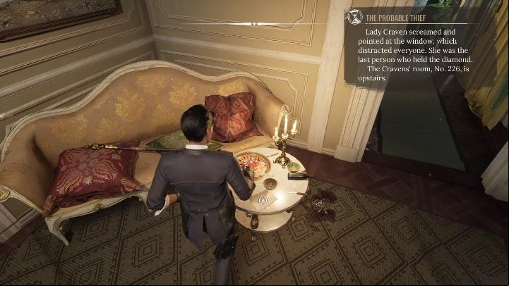 The same goes for the small table by the couch - you can also look through the document on top of it - Sherlock Holmes Chapter One: Ghosts of the Past, murder case - walkthrough - Ghosts of the past - Sherlock Holmes Chapter One Guide