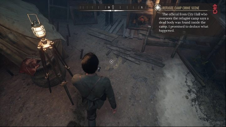 You will find number 7 at the very end of the camp, right next to a police officer who will not let you any further - Sherlock Holmes Chapter One: The Muse from Abroad, Refugee camp - walkthrough - The Muse From Abroad - Sherlock Holmes Chapter One Guide