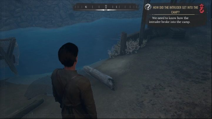 In Concentration mode, you can explore the river bank in the camp - Sherlock Holmes Chapter One: The Muse from Abroad, Refugee camp - walkthrough - The Muse From Abroad - Sherlock Holmes Chapter One Guide