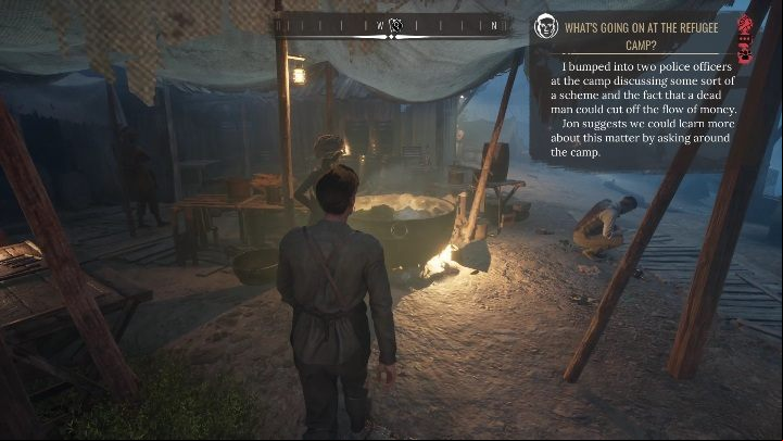 After solving the case in the refugee camp, you have to find the woman whose photo you saw in the painter's apartment - Sherlock Holmes Chapter One: A Muse From Abroad, Neila - walkthrough - The Muse From Abroad - Sherlock Holmes Chapter One Guide