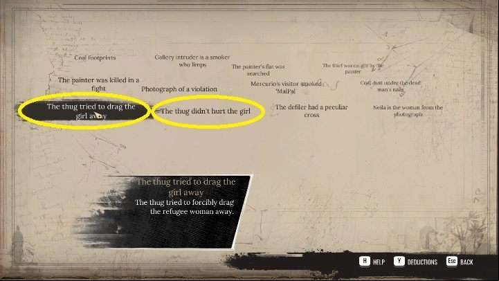 An then the last connection for now - Sherlock Holmes Chapter One: A Muse From Abroad, Neila - walkthrough - The Muse From Abroad - Sherlock Holmes Chapter One Guide