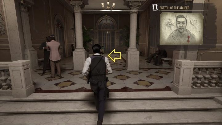 The sought man is, fortunately, in the same building, right at the opposite side - Sherlock Holmes Chapter One: The Muse from Abroad, Norton and Bernadotti - walkthrough, solution - The Muse From Abroad - Sherlock Holmes Chapter One Guide