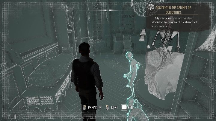You'll also put Jon and Sherlock next to the mermaid skeleton - Sherlock Holmes Chapter One: A Mothers Love, cabinet of curiosities - walkthrough - Motherly love #4 - Sherlock Holmes Chapter One Guide
