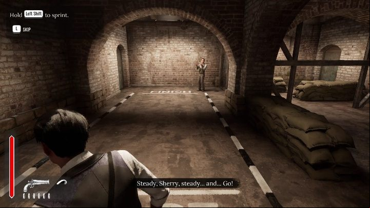 If you haven't discovered it by now, Sherlock can roll and run - Sherlock Holmes Chapter One: Training - walkthrough - Police cases - Sherlock Holmes Chapter One Guide