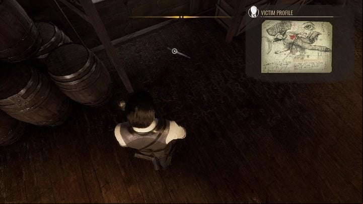 Approach the window which the dead person used to jump to his death - Sherlock Holmes Chapter One: Love, Death, and Cordona - walkthrough, solution - Mycroft Cases - Sherlock Holmes Chapter One Guide