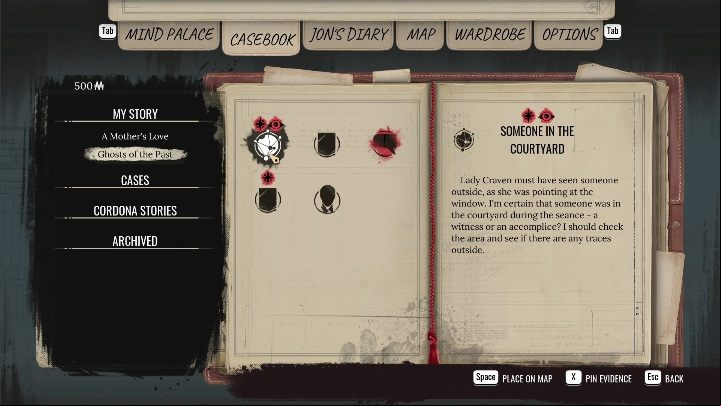 Some missions have to be marked in the journal first to be able to find them on the map - Sherlock Holmes Chapter One: Beginners guide - Basics - Sherlock Holmes Chapter One Guide