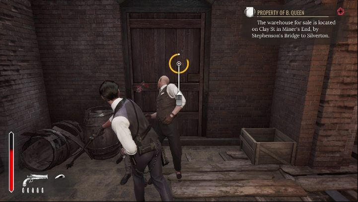 Sherlock will get a gun after he es the training at the police station (we described it on a separate page) - Sherlock Holmes Chapter One: Beginners guide - Basics - Sherlock Holmes Chapter One Guide