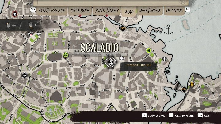 There are several important points on the map that will get unlocked when you run near them - Sherlock Holmes Chapter One: Map - Basics - Sherlock Holmes Chapter One Guide