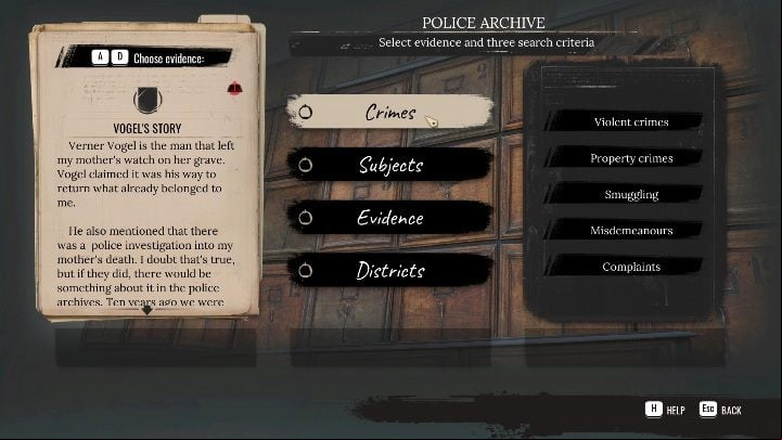You need to pin some tasks to proceed - Sherlock Holmes Chapter One: Task selection - Basics - Sherlock Holmes Chapter One Guide