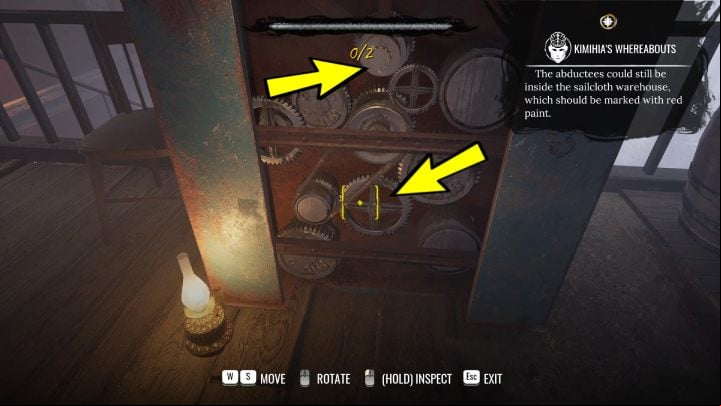 Go up the stairs and examine the mechanism on the left - Sherlock Holmes The Awakened: Port of London - Chapter 2 - Port of London - Sherlock Holmes The Awakened Walkthrough