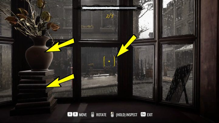 Go to the window and investigate - Sherlock Holmes The Awakened: Chapter 1, Barnes Bookshop - Chapter 1 - Baker Street - Sherlock Holmes The Awakened Walkthrough