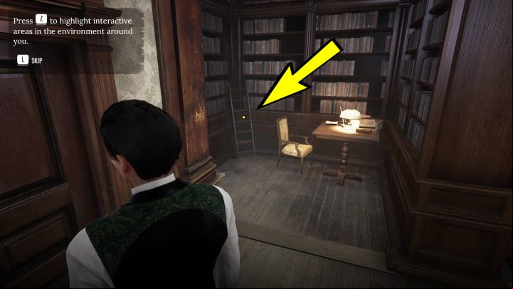 The bookshop owner will hide behind the door - Sherlock Holmes The Awakened: Chapter 1, Barnes Bookshop - Chapter 1 - Baker Street - Sherlock Holmes The Awakened Walkthrough