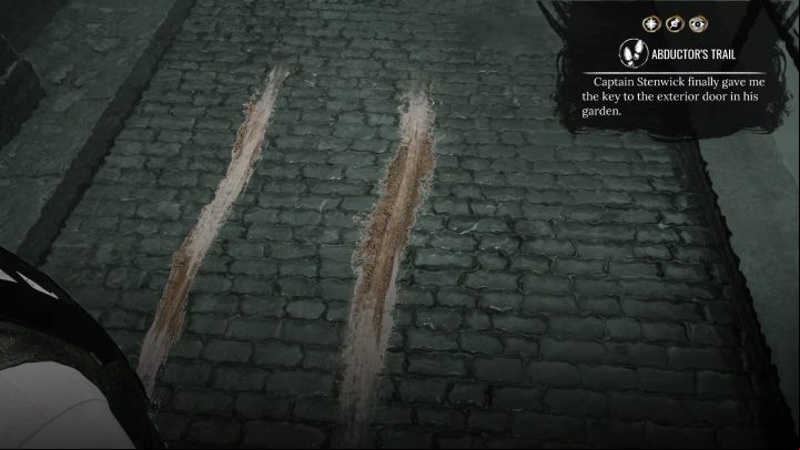 Return to the garden and open the back door - Sherlock Holmes The Awakened: Chapter 1, Stenwicks Manor - Chapter 1 - Baker Street - Sherlock Holmes The Awakened Walkthrough