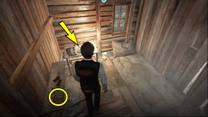 In the second room of the shed, pick up a small flute from the table against the wall and examine the clothes lying on the table by the bed - Sherlock Holmes The Awakened: Chapter 1, Stenwicks Manor - Chapter 1 - Baker Street - Sherlock Holmes The Awakened Walkthrough