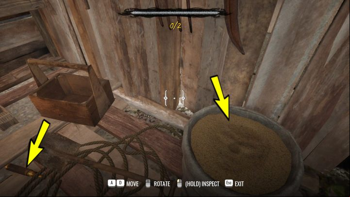 Walk up to the bag of grain and examine it - Sherlock Holmes The Awakened: Chapter 1, Stenwicks Manor - Chapter 1 - Baker Street - Sherlock Holmes The Awakened Walkthrough