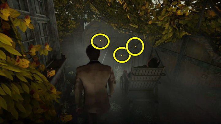 Examine the door of the house and go to the right side of the garden - Sherlock Holmes The Awakened: London - Chapter 7 - London - Sherlock Holmes The Awakened Walkthrough