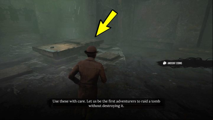 Now, as Watson, take the coins from the vessel and place them on the table - Sherlock Holmes The Awakened: Ardnamurchan Point - Chapter 8 - Ardnamurchan Point - Sherlock Holmes The Awakened Walkthrough