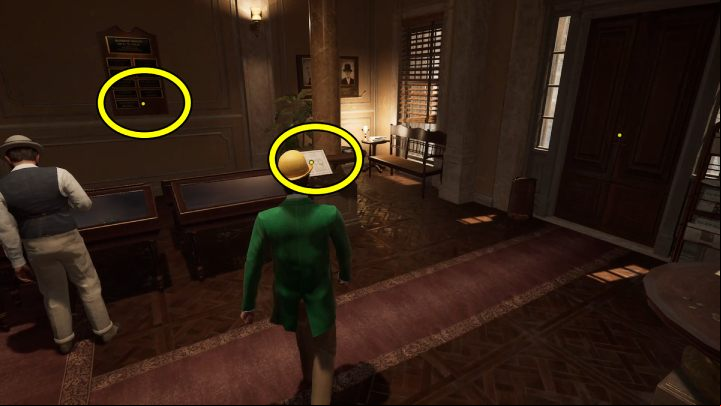 Examine the message boards on the left and right sides of the room - Sherlock Holmes The Awakened: New Orleans - Chapter 4 - New Orleans - Sherlock Holmes The Awakened Walkthrough