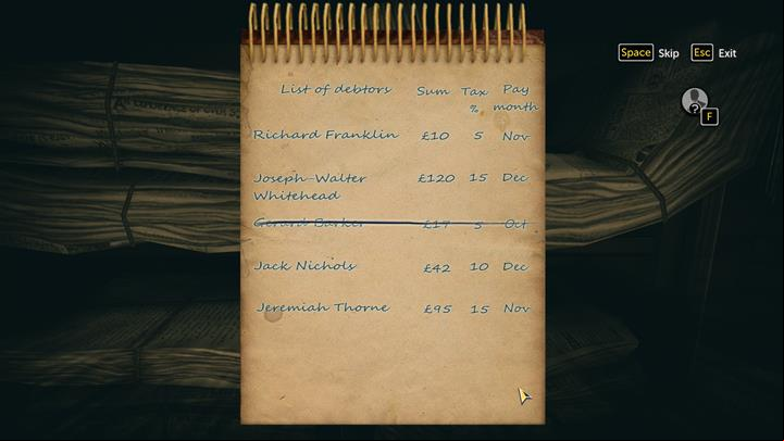 Select correct language and underline the last name on the list - Scotland Yard | Walkthrough - Infamy | Walkthrough - Sherlock Holmes: The Devils Daughter Game Walkthrough