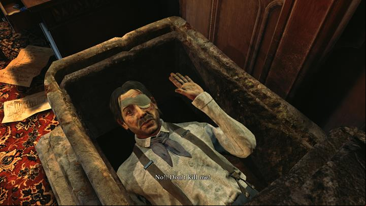 Inside the sarcophagus you will find Albeit - Visit in hospital and in Albeits house | Walkthrough - A Study in Green | Walkthrough - Sherlock Holmes: The Devils Daughter Game Walkthrough