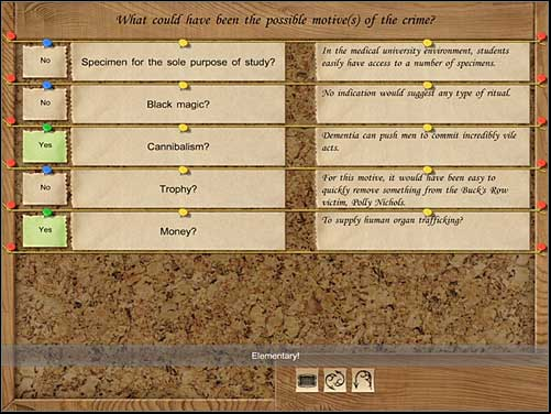 CREDIBLE MOTIVES - Baker Street, 12 September 1888 - Walkthrough - Sherlock Holmes vs. Jack the Ripper - Game Guide and Walkthrough