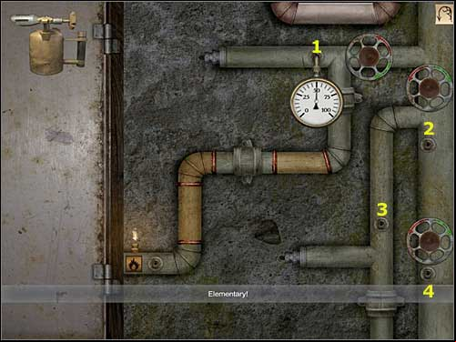 Now you have to supply the main pipe with the gas to finally repair the installation - Baker Street, 12 September 1888 - Walkthrough - Sherlock Holmes vs. Jack the Ripper - Game Guide and Walkthrough