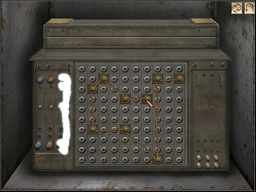You have to reconstruct the broken link (re-connect the wires) - Wharfdale Road, night 13 /14 September 1888 - part 1 - Walkthrough - Sherlock Holmes vs. Jack the Ripper - Game Guide and Walkthrough