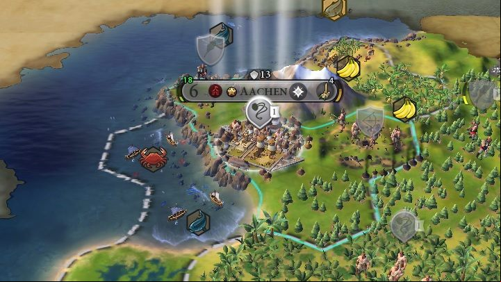 Regardless of a combination, the best solution is to settle by the coast, near a mountain that will protect you from enemies - Civilization 6: Terrain - tips - The World - Sid Meiers Civilization VI Game Guide